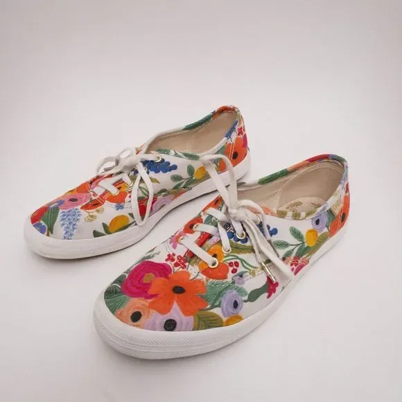 KEDS x RIFLE PAPER CO. Champion Garden Party Sneaker Size 6 - Picture 3 of 12